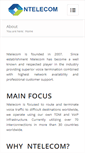 Mobile Screenshot of ntelecom.eu